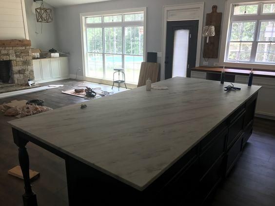 A recent marble countertops job in the  area